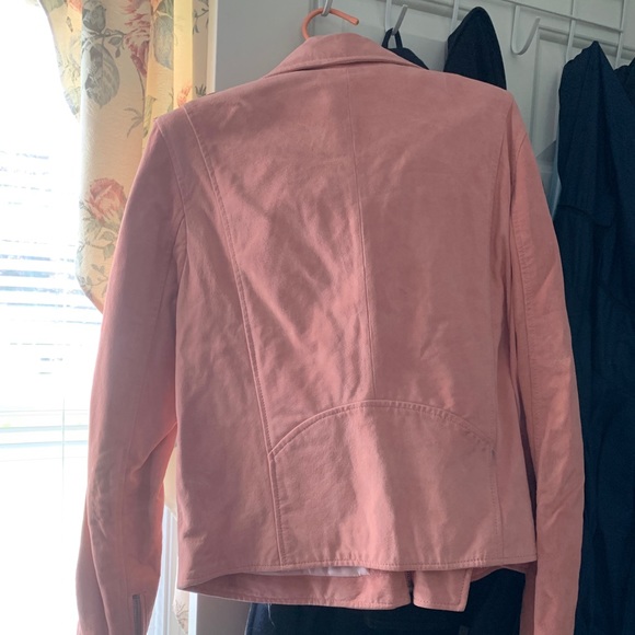 Zara pink suede biker jacket - Picture 8 of 8